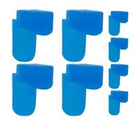 Toddmomy Silicone Clarinet Thumb Rests Improving Playing Experience 8pcs Finger Supports Blue and Providing Comfort for Oboe and Clarinet Players for Musicians and Learners
