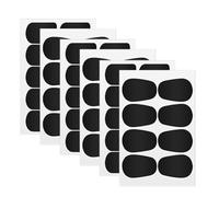 Toddmomy Silicone Mouthpiece Pads with Oval and Square-shaped Cushions 6 Sheets Flexible and Comfortable Playing Experience for Alto and Tenor Saxophone for Wind Instrument Accessories