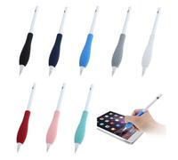 Toddmomy Silicone Protective Sleeve Black Anti-slip Grip Cover for Stylus Pens Lightweight Silicone Stylus Case to Reduce Wrist Fatigue and Protect From Scratches and Shocks