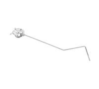 Toddmomy Silver Piccolo Lyre Clips and Flip Folder Made of Sturdy Iron, Securely Holds Sheet Music Anti-wear Feature, Stylish Music Book Clip Suitable for Piccolo Players and Flutists