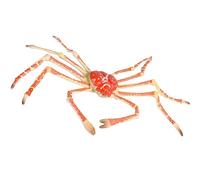 Toddmomy Simulated King Crab Figurine Realistic Sea Creature Model for Birthday Ocean Themed Party Decoration Educational for Imaginative Play