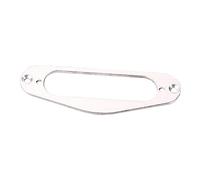 Toddmomy Single Coil Pickup Mounting Ring for St Style Electric Guitars Metal Frame Replacement Accessory for Single Coil Pickups Fine Workmanship Silver