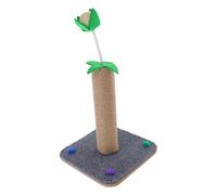 Toddmomy Sisal Cat Scratching Post 16 Inch Tall Vertical Scratcher with Stable Base Indoor Kitten Multifunctional Cat Scratching Stand for Sofa and Furniture Protection