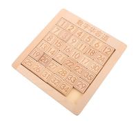 Toddmomy Sliding Number Puzzle Wooden Brain Teaser Montessori Logic Reasoning Game for Early Learning Portable Educational for Family Party Travel Enhances Math Cognition and Thinking