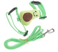 Toddmomy Small Animals Harness Bunny Leash Set Sturdy Traction Rope Sleeveless Design Nylon Plush Material Lovely Fashion Style for Walking Small Pets