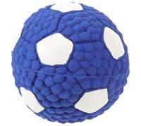 Toddmomy Small Dog Chew Ball 9.5cm Rubber Squeaky Football for Puppies Teething and Interactive Play Suitable for Corgi Golden Retriever Border Collie