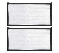 Toddmomy Small Heat Pad Efficient Heat Distribution and Epe Foam Material 2pcs with Reflective Insulation and Advanced Heating Film Technology, Aluminum Film for Pet Reptile Habitat