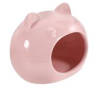 Toddmomy Small Pet Bed House Ceramic Hamster Hideout Cozy Nest for Small Animals for Hamsters Rats and Squirrels