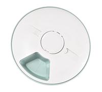 Toddmomy Smart Timing Automatic Pet Feeder with Detachable Bowl Anti-slip Base Space-saving Design for Dogs and Cats Easy to Clean Timed Food Dispenser