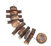 Toddmomy Snowflake Bunny Chew Toy for Rabbit Guinea Pig Hamster Rat Teething Toy Small Pet Boredom Breaker