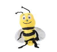 Toddmomy Soft Bee Hand Puppet for Educational Plush for Role Play Puppet Theater Safe Friendly for Early Learning and Storytelling