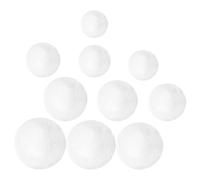 Toddmomy Solid Foam Ball and Christmas Decorations for School DIY Projects 100pcs White Lightweight Half Sphere Can be Painted and Fixed for Wedding Ball Decor and DIY Crafts