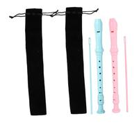 Toddmomy Soprano Recorder Beginner German Treble Clarinet 8 Hole Musical Instrument for Boys and Girls with Cleaning Rod for School Practice and Home Use