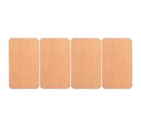 Toddmomy Spanish Cedar Cigar Tray Sheets 4pcs Large Wood Panels for Humidor Use in Offices and Bars for Cigar Preservation