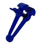 Toddmomy Spheroidal Graphite Steel Hand Clamp Portable Hand Vice Comfortable Grip Plastic-Sprayed Surface Treatment Fixed Pliers Workshop Use Carpentry Woodworking