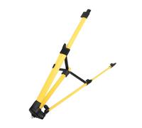 Toddmomy Spirit Level Tripod Stand 1.2m with Level Vial Gauge Holder for Surveying and Construction, Adjustable Gradienter Support Compatible with Laser Levelers, Yellow