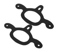 Toddmomy Spur Straps with Secure Attachment and High Resilience for Horse Riding Boots 2pcs Black Rubber 3 Way Spur Tie down Straps Suitable for Western Horse Riding Men and Women
