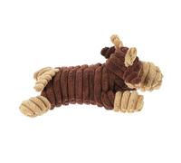 Toddmomy Squeaky Plush Dog Toy for Dogs Cattle Molding Pet Chew Toy for Teeth Cleaning Fun for Independent Play Easy to Clean Promotes Healthy Growth and Keeps Fit