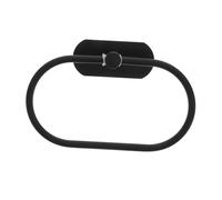 Toddmomy Stainless Steel Bathroom Towel Ring Wall Mount No Drilling Towel Holder Rust-resistant with Smooth Edges for Quick Drying and Safe Use in Modern Bathrooms