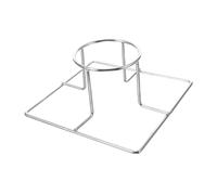 Toddmomy Stainless Steel Chicken Roasting Stand Vertical Poultry Roaster Rack for Bbq Grilling Durable Non Chicken Leg and Wing Grill Rack Easy Clean Portable Barbecue Cooking Tool