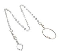 Toddmomy Stainless Steel Parrot Foot Chain Bird Fly Training Leash Lightweight Anklet Ring for Parakeets Cockatiels Lovebirds Outdoor Pet Harness Rope