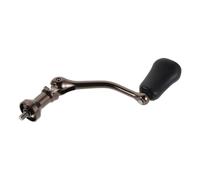 Toddmomy Stainless Steel Replacement Fishing Reel Handle with EVA Grip Screw-in Rocker Arm Crank for Baitcasting Rods Power Handle for Lake River Sea Fishing