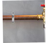Toddmomy Stainless Steel Square Pipe Clamp Bracket Heavy-Duty Fastening for Water Supply Firefighting Heating Systems Corrosion-Resistant Fixing Buckle for Secure Pipeline Installation