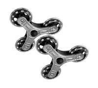 Toddmomy Stair Climbing Cart Wheel Replacement Cart Triangle Wheels Black Triangle Structure Strong Grip for Goods and Parcels