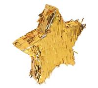 Toddmomy Star Pinata Aluminum Foil Big Star Shape Candy Filled Pinata Smashing for Birthday Party Game Supplies