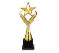 Toddmomy Star Shape Trophy Premium Award Trophy for Sports Competitions Celebrations and Academic Events Unique Five Point Design Durable Construction Versatile for Winners