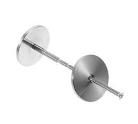 Toddmomy Steel Silver Door Hole Decorative Cover Plate Round Door Lock Hole Filler Plate Anti-Theft Peephole Cover for Front Security and Aesthetic Enhancement