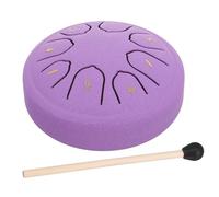 Toddmomy Steel Tongue Drum Note Purple Percussion Instrument for Adults and Beginners Handpan for Meditation Rhythm Learning and Musical Education