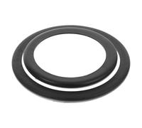 Toddmomy Stethoscope Accessories Diaphragm Parts 2pcs Black Pvc Replacement for with Improved Clarity during Auscultation Compatible Pediatric Cardiology with Brands