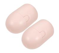 Toddmomy Storage Box 2-Pack Portable Leakproof Organizer for First Period Kit and Travel Compact Plastic Box