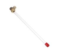 Toddmomy Storage Water Tank Gauge Water Level Gauge for Boiler Plastic Copper Iron 30cm and Fire Fighting Reservoir Home and Industrial Use