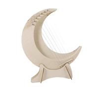 Toddmomy String Lyre Harp Portable Wooden Harp for Beginners with Warm Tone and Durable Body for Music Learning and Musical Interest Cultivation