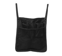 Toddmomy Stroller Organizer Bag for Pushchair Black Hanging Storage Tote with Mesh Basket Zippered Abrasion-Resistant Quick Access Pram Storage for Essentials