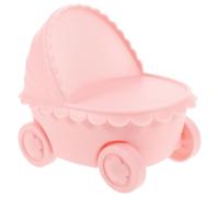 Toddmomy Stroller Shaped Plastic Night Light Decorative Table Lamp Emitting Warm Glow, for Party Activities and Office Use, Bedside 3D Happy Lamp