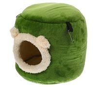 Toddmomy Stump-shaped Cotton Nest for Small Hamsters Hamster Hammock Bed Bed Chinchilla Accessory
