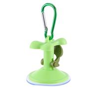 Toddmomy Sturdy Pet Suction Cup with Carabiner for Dog Cat Tethering, Plastic Fixed Device for Outdoor Travel and Bathing, Portable Pet Sucker Suitable for Leash Attachment Random Color