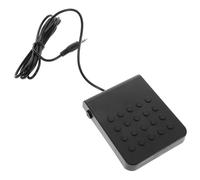 Toddmomy Sustain Electric Guitar Pedal with Quick Connection 3.5mm Jack, Nonslip Abs and Metal Foot Pedal for Piano and Midi Synthesizer Players