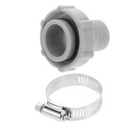 Toddmomy Swimming Pool Drainage Pipe Joint Adapter Compatible with Bestway Lightweight PVC Drain Plug Connector for Pools Easy Installation Replacement Fitting for Efficient Water Drainage