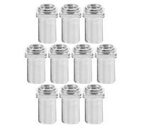 Toddmomy Swivel Nuts for Tom Lug 10Pcs M6 6Mm Inner Diameter Iron Drum Replacement Parts for Floor Drum Tuning and Maintenance