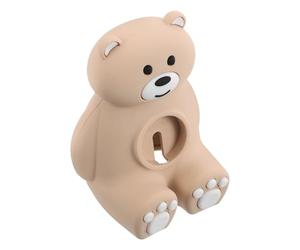 Toddmomy Tabletop Watch Holder Stand Bear Silicone Vertical Charging Holder for Smartwatch, Non-Slip Precision Fit for Bedroom Nightstand