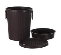 Toddmomy Tea Dregs Disposal Bucket 8l Plastic with Filter and Lid