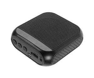 Toddmomy Teacher's Portable Microphone Mini Amplifier Rechargeable Amplifier Lightweight Built-in Lithium Battery Black for Presentations and Tour Guide Use 8 Hours Battery Life ≥70db