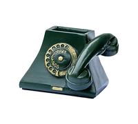 Toddmomy Telephone-Shaped Flower Pot Decorative Resin Artware for Succulents Indoor Office Garden Decor Creative Retro Style 5.11X4.32X3.14In