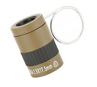 Toddmomy Telescope Built-in with Miniature Pocket Monocular Portable, Metal Body 2.5x Magnification, and Finger Ring Easy to Carry Lightweight Design for Bird Watching and Outdoor Camping
