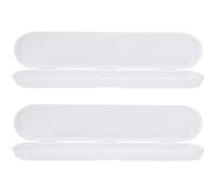 Toddmomy Thermometer Storage Plastic Case 2Pcs Small Plastic Box 14.8X3X1.8Cm Suitable for Travel and Nursery