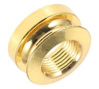 Toddmomy Thread Guitar Endpin Strap Button Cap Acoustic Pickup Replacement Screw Back Solid Gold Tone Easy Install Compatible with Acoustic Electric Guitars